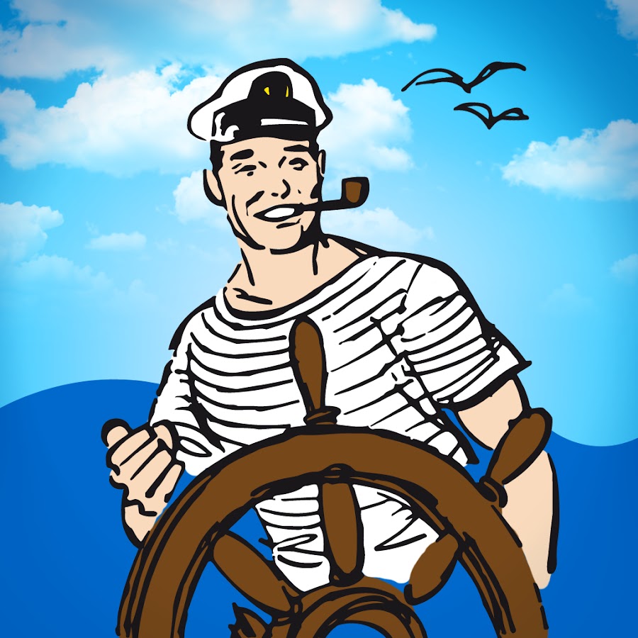 Моряк за штурвалом