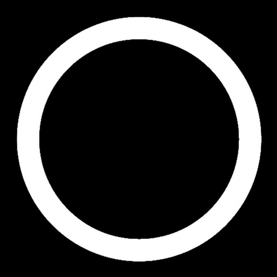 White circle in a black background - YouTube