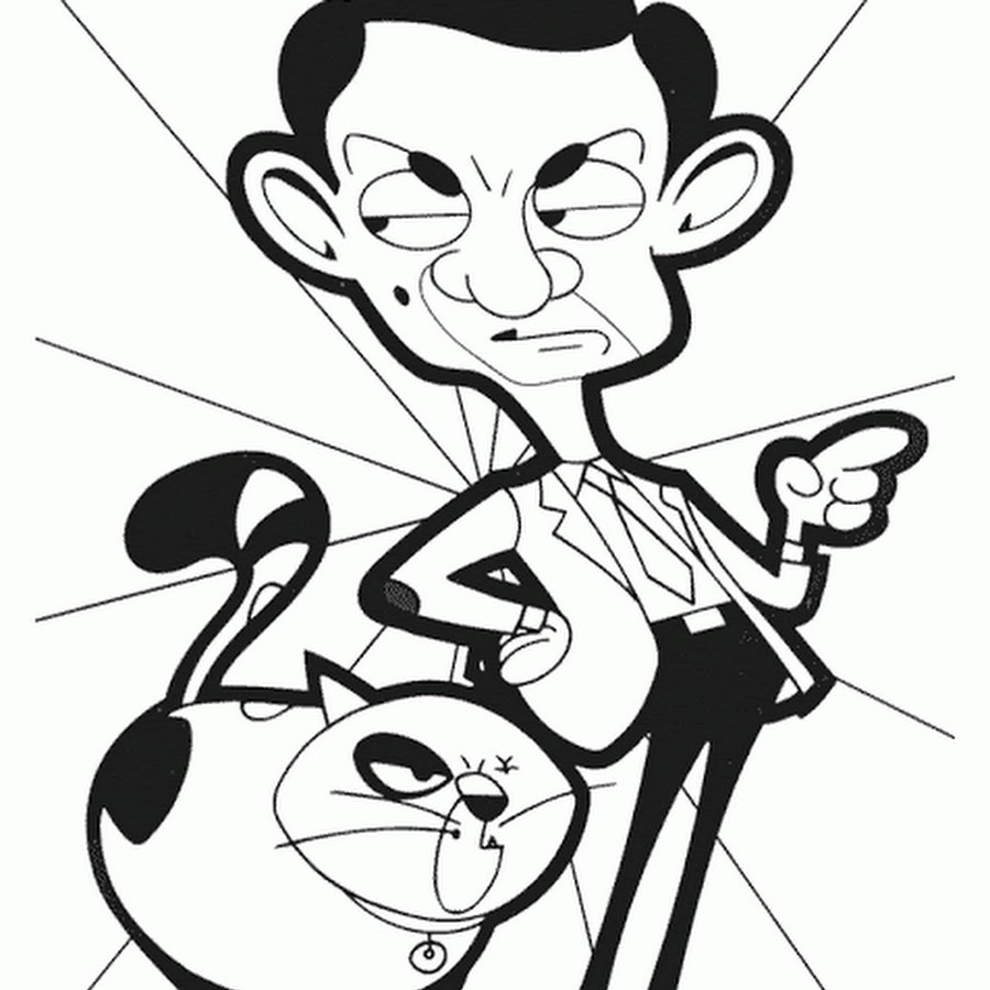 Разукрашка Мистер П