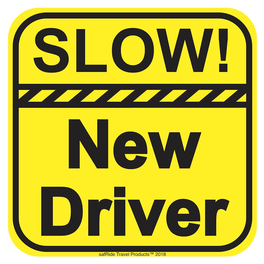 New slow. Caution New Driver. Travel Production. Торт Caution , New Driver. Signs on products.