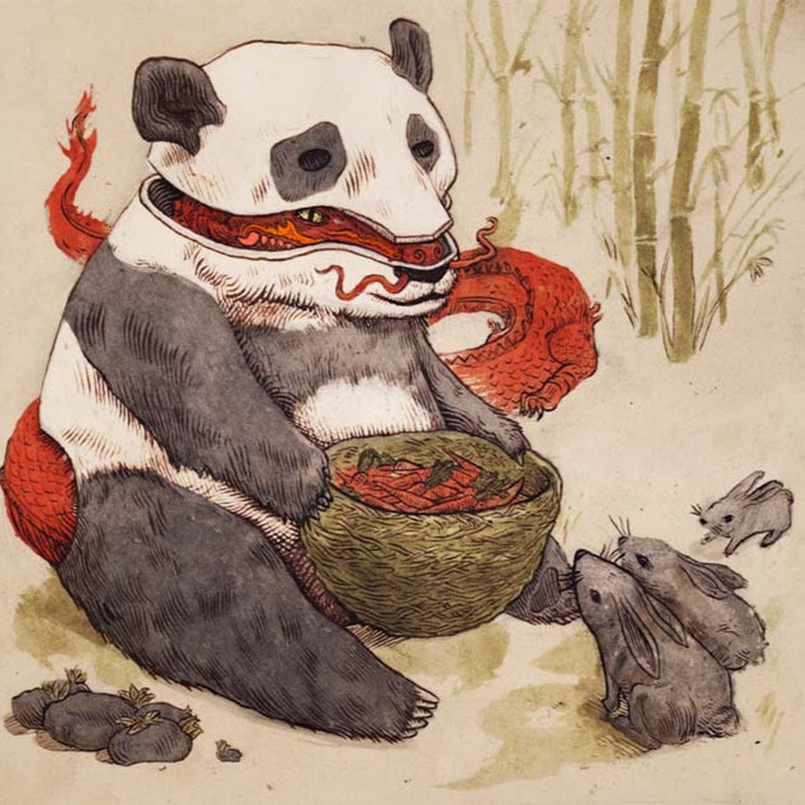 китайский дракон и панда. красная панда. панда и дракон. панда и дракон. панда и дракон.