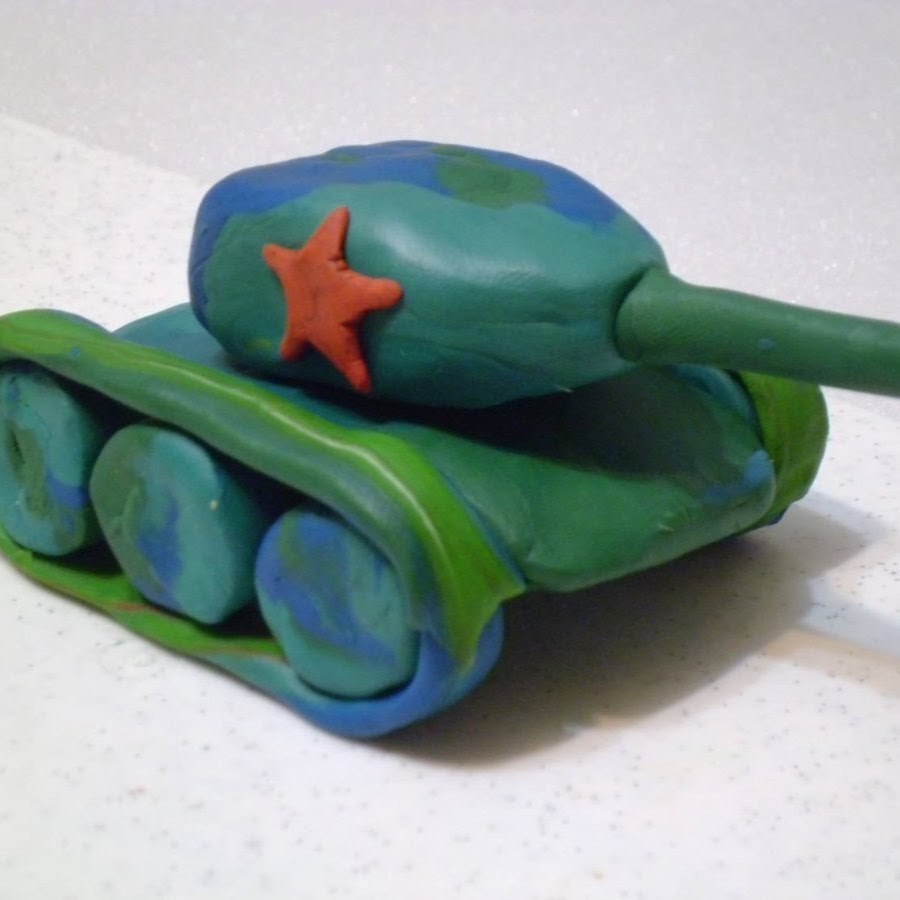 Танк пластилин