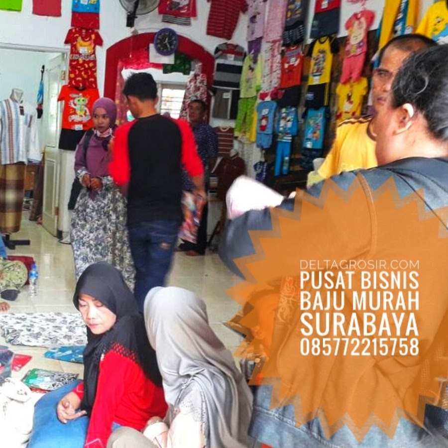 Deltagrosir Grosir  Baju  Murah Surabaya  YouTube