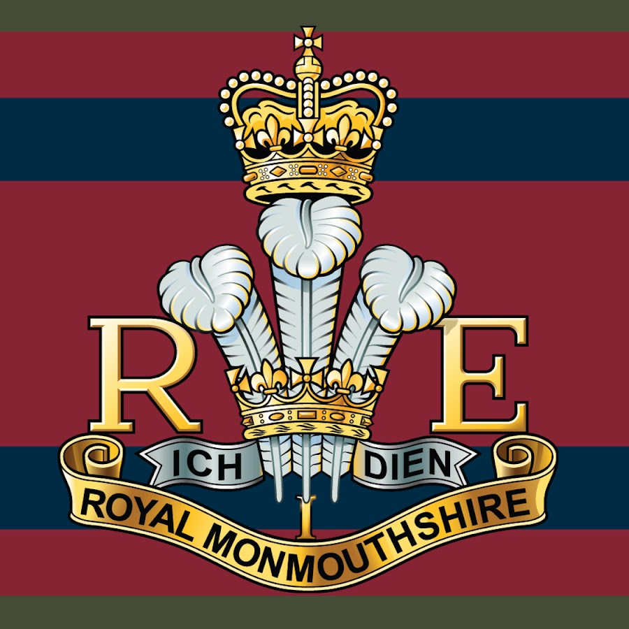 Royal Monmouthshire Royal Engineers (R.E./R.MONMOUTH) Shoulder Title