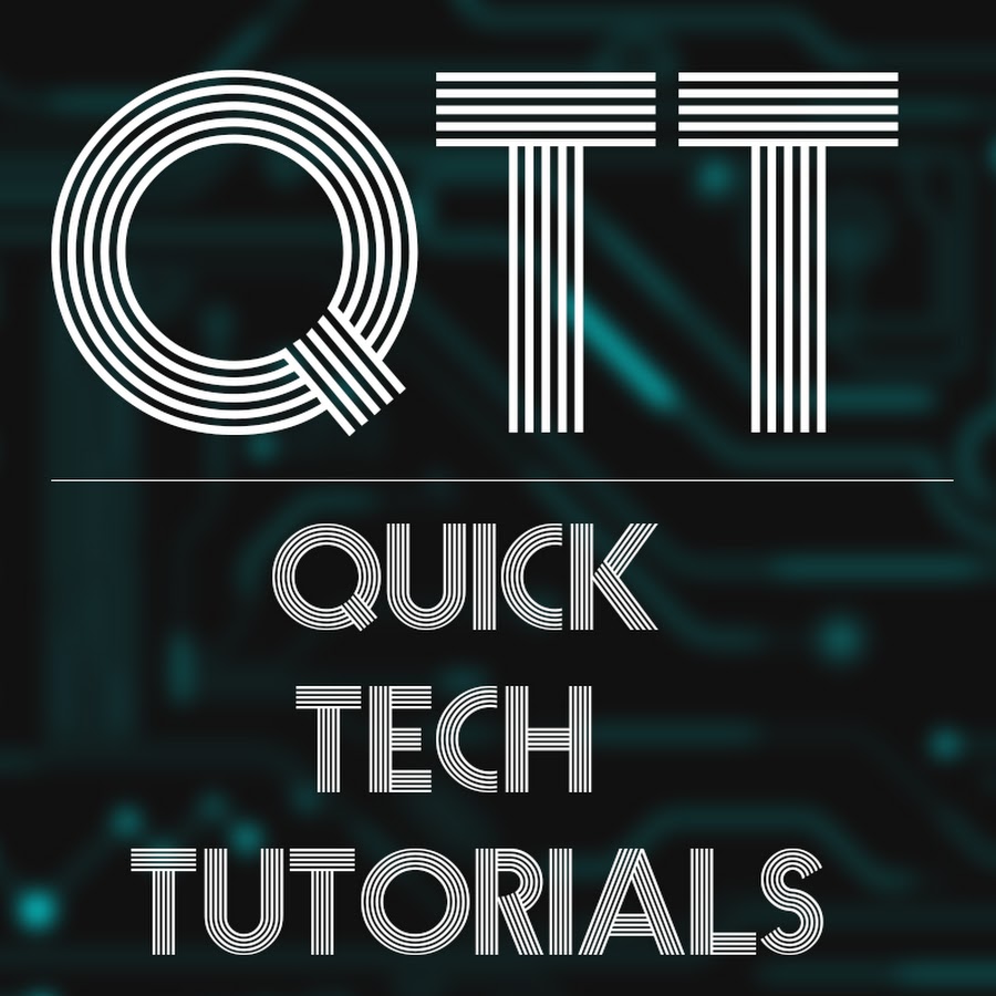 Quick Tech Tutorials YouTube