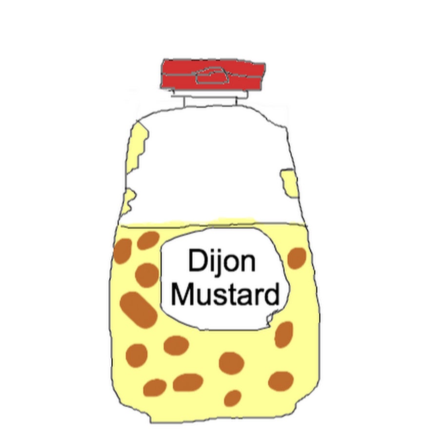 a bottle of dijon mustard YouTube