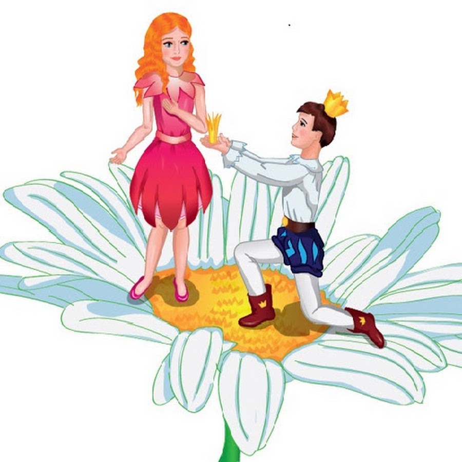 Дюймовочка и эльф картинки