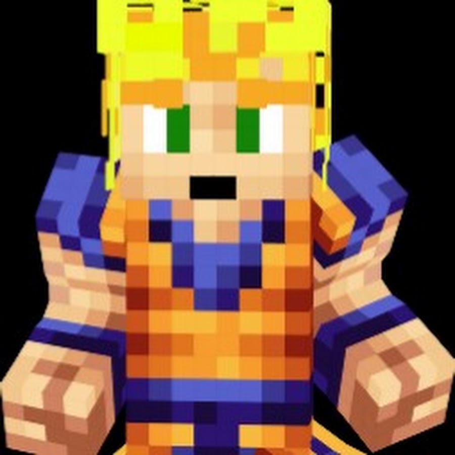 minecraft goku statue