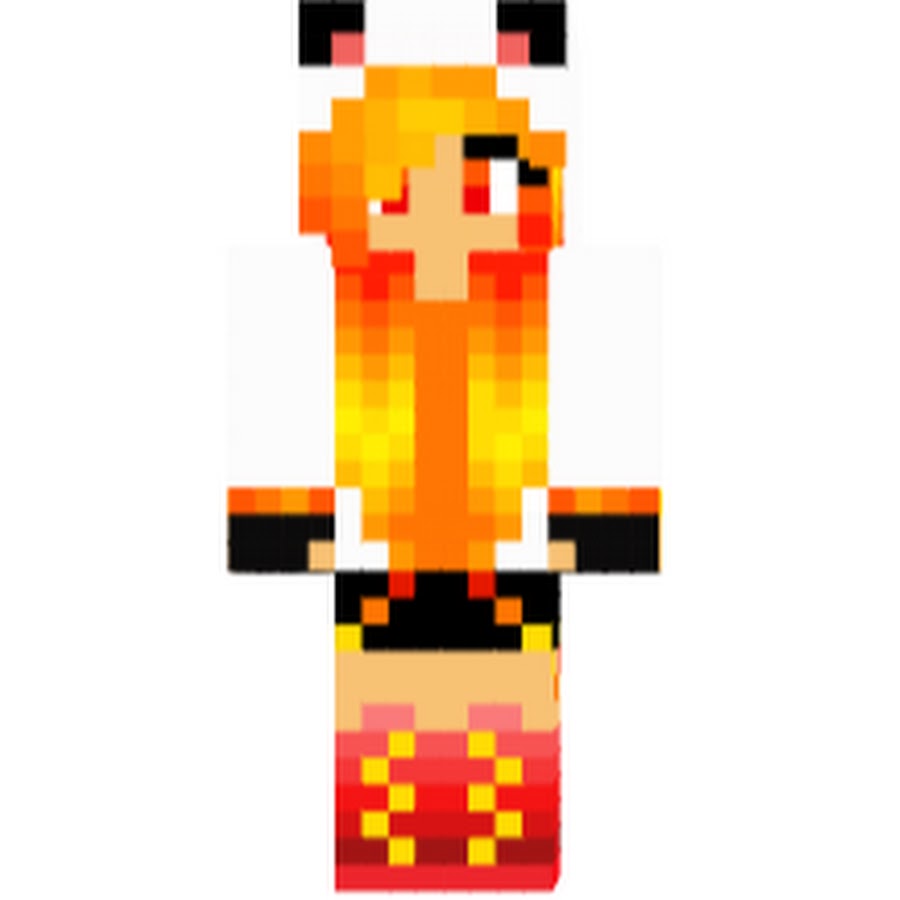 Скины для девочек в майнкрафт с ушками и огнеными руками - Minecraft ...