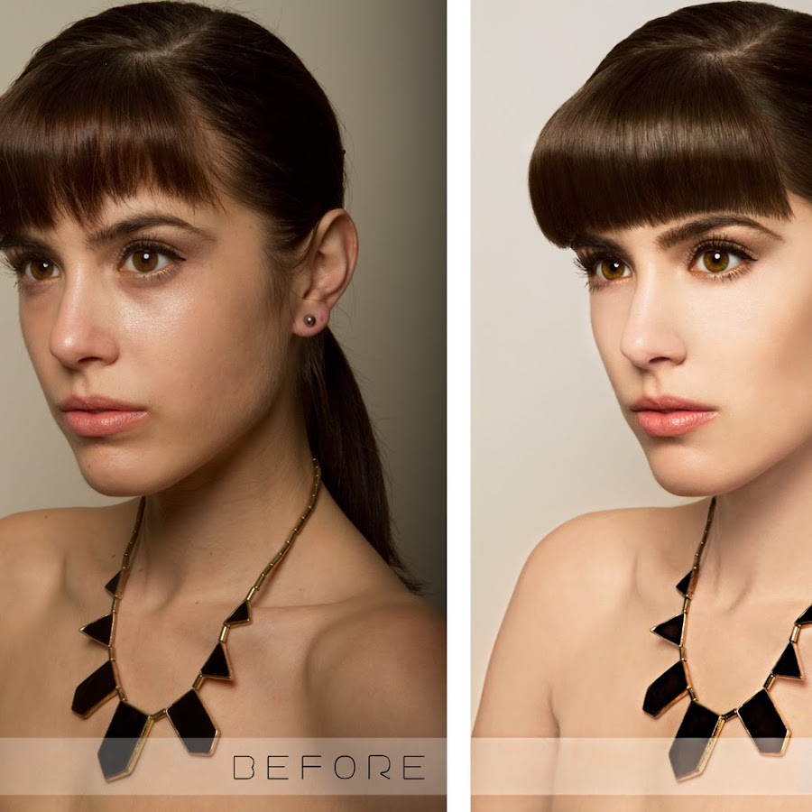 Ретушь волос