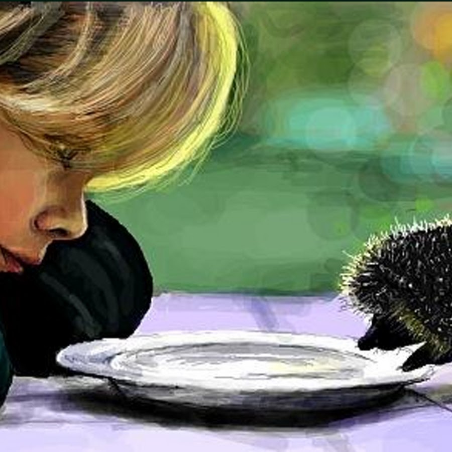 Девочка с ежиком картинки