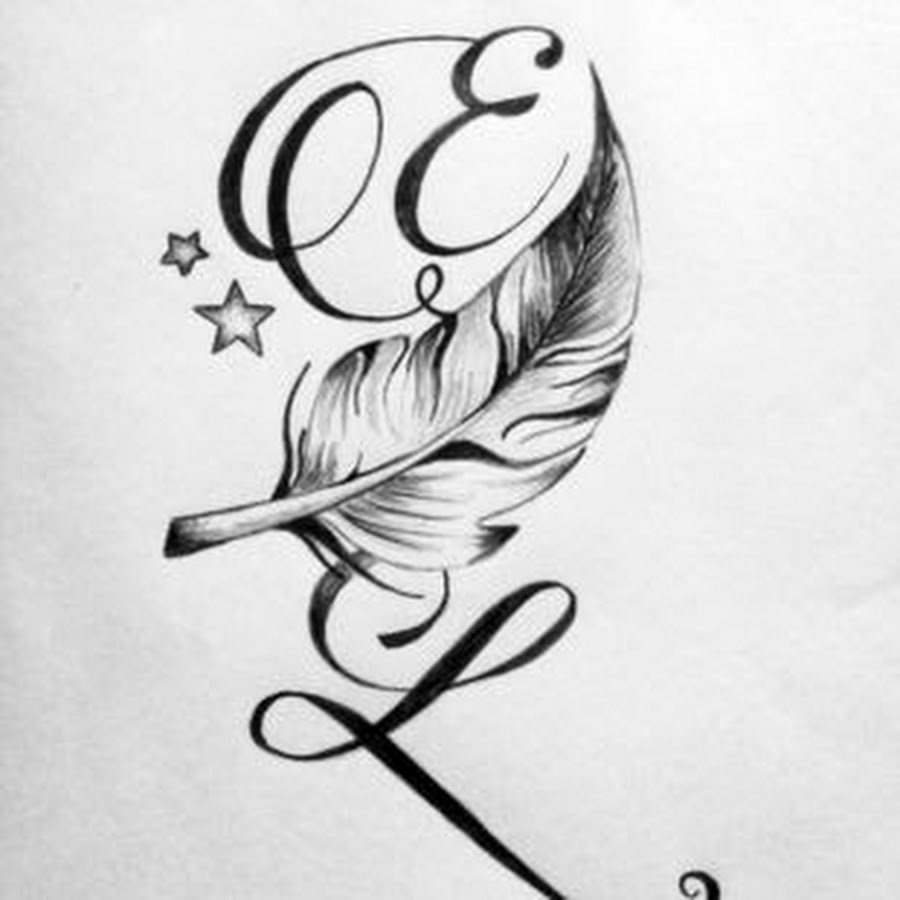 Буквы для тату эскизы девушек