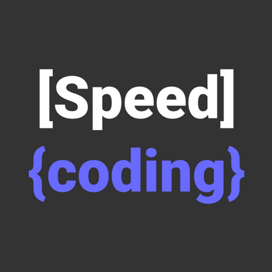 Speed Coding Programming - YouTube