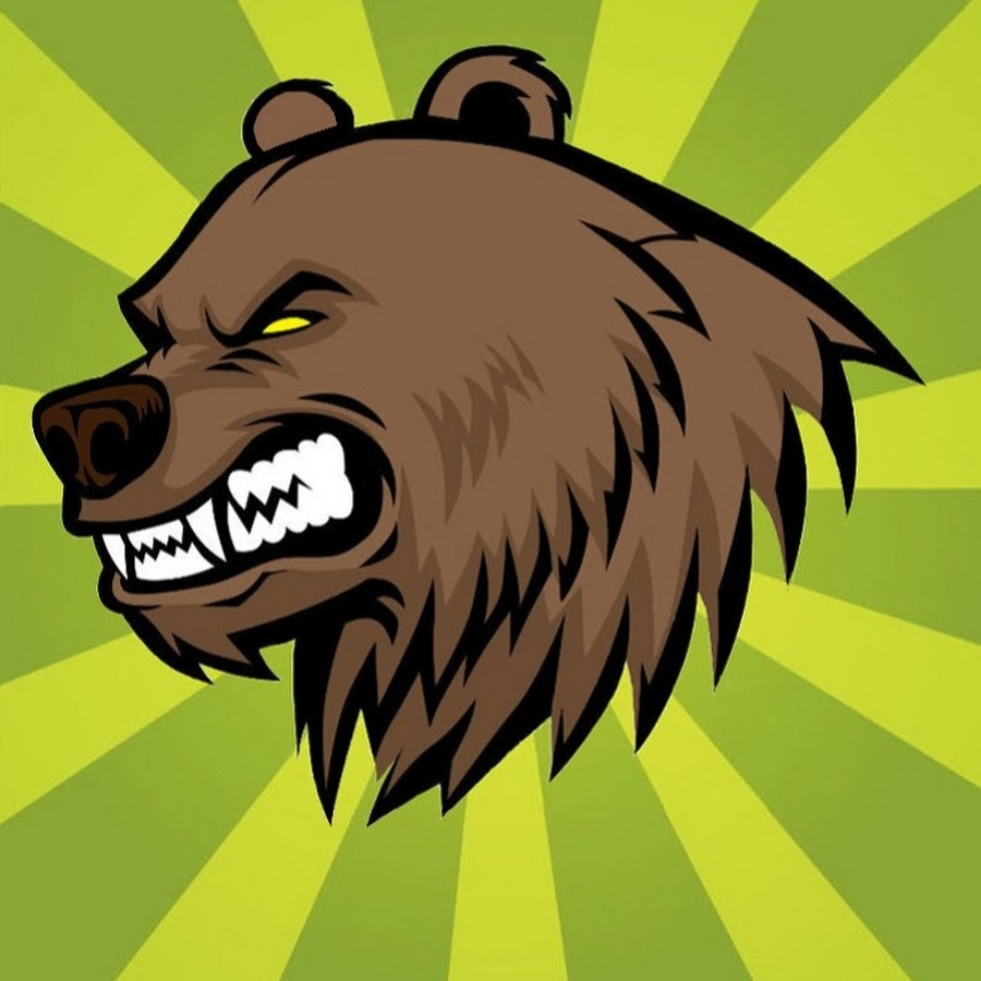 Разъярил медведя. Злой медведь. Медведь рисунок. Медведь логотип. Злой медведь мультяшный.