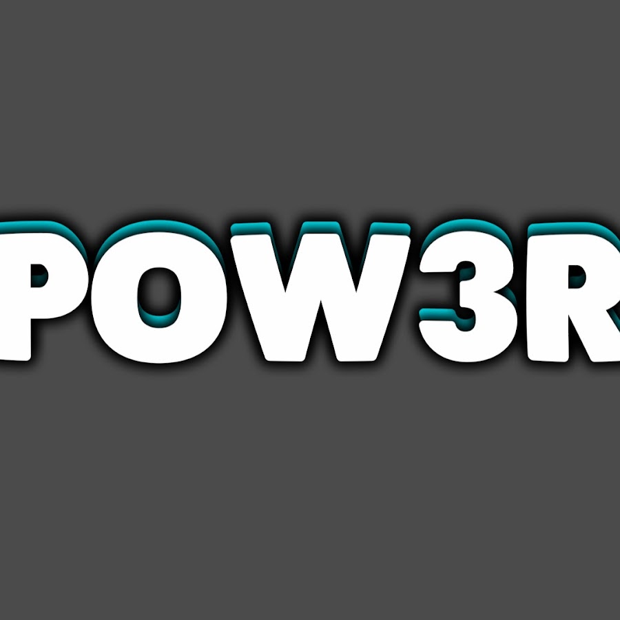POW3R YouTube