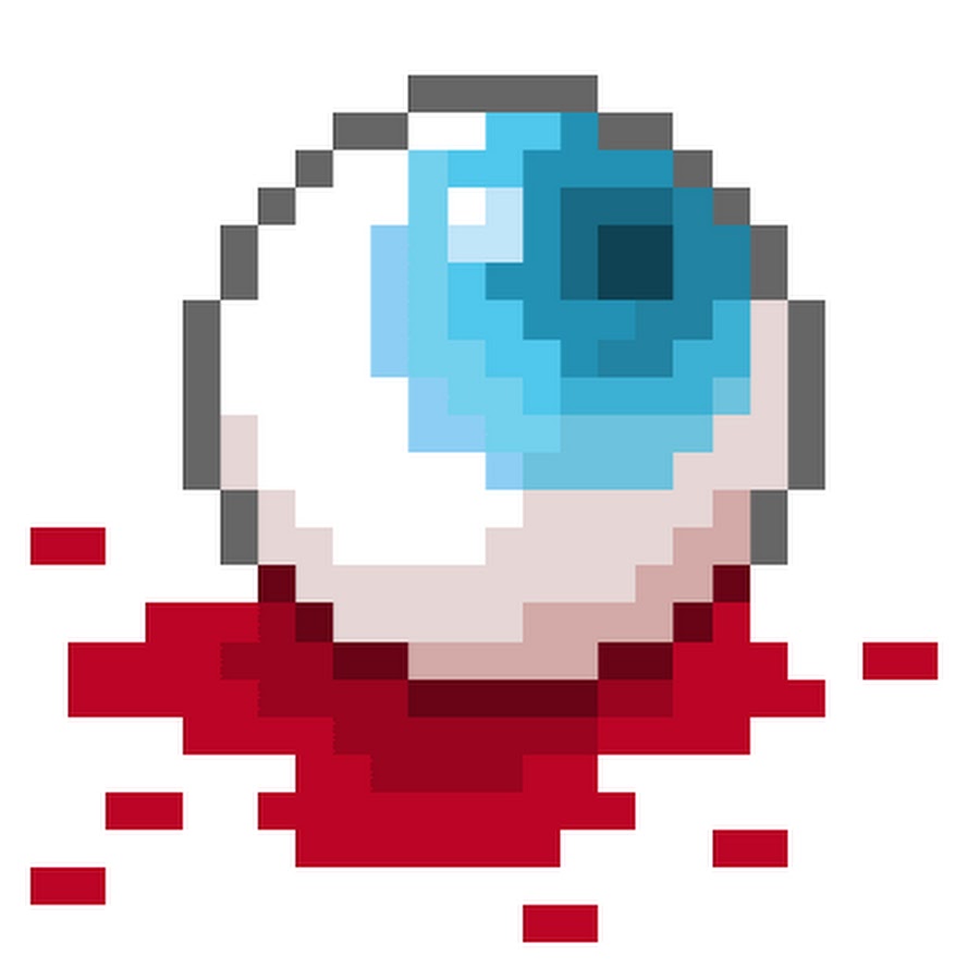 Глаз пиксельный рисунок