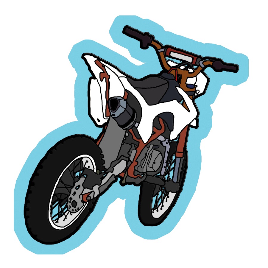 Стант питбайк рисунок