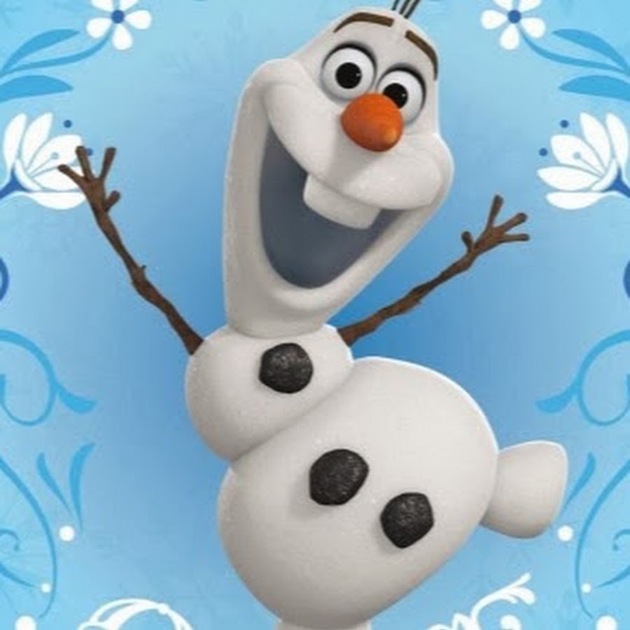 olaf in snow