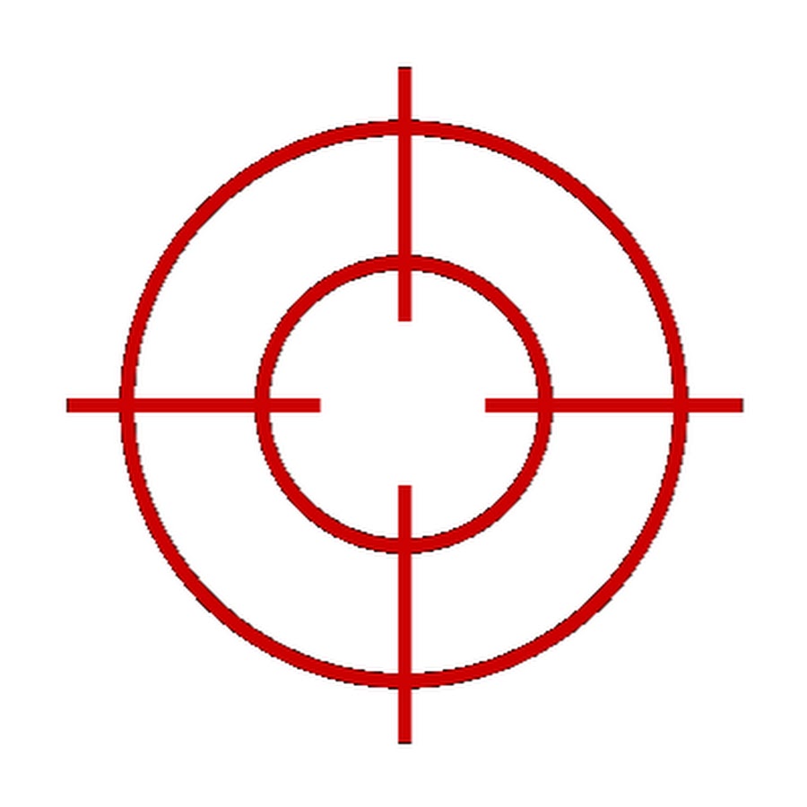 Эскиз тату прицел