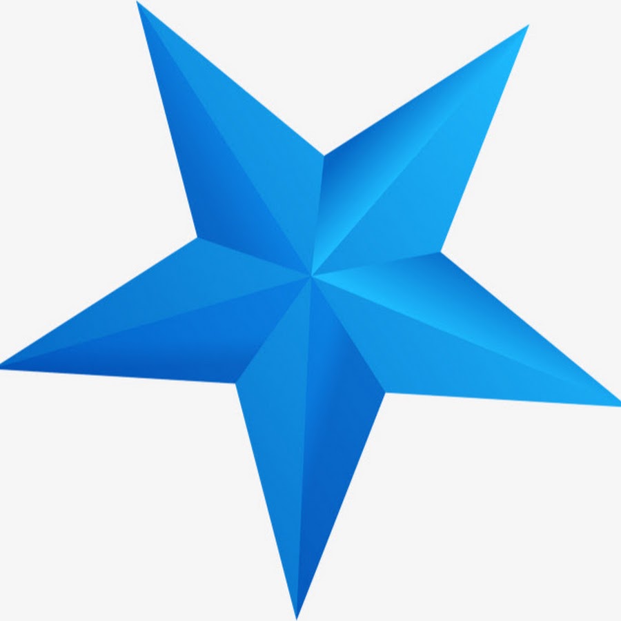 Синяя звезда рисунок