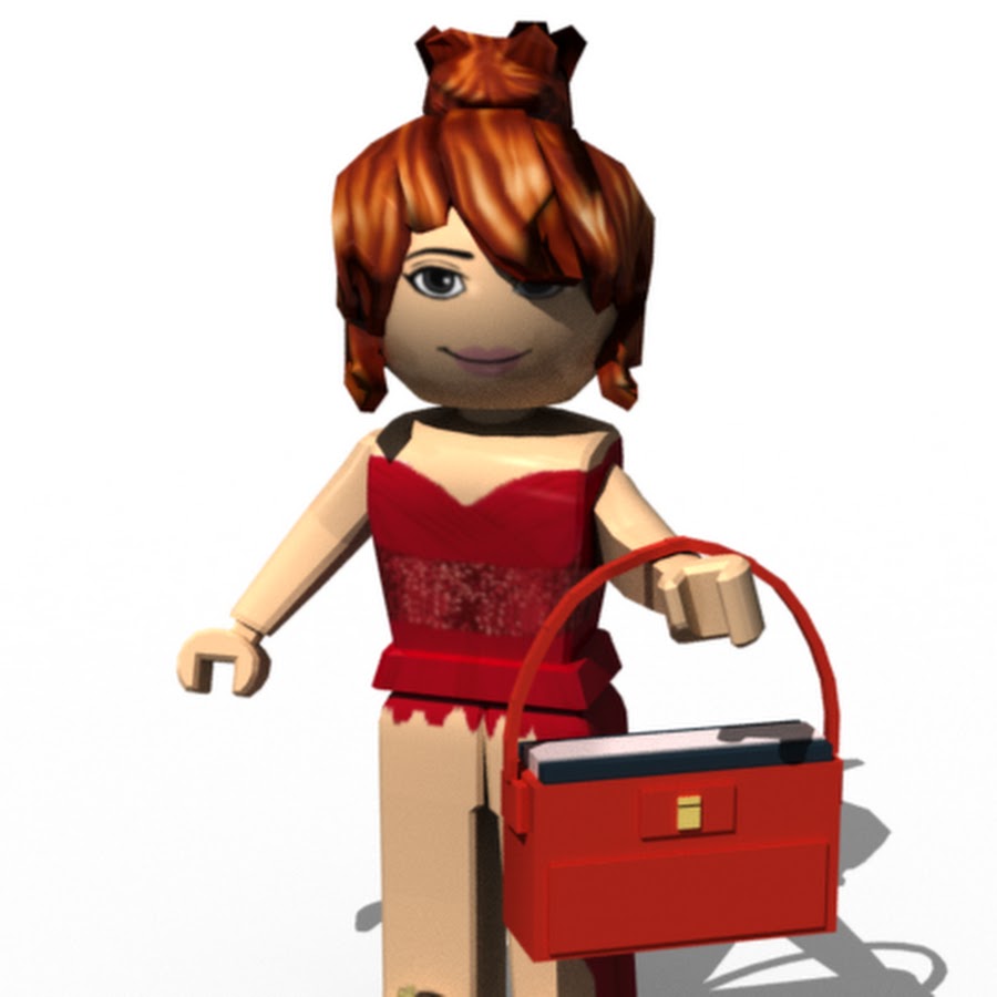 The Red Dress Girl Youtube - red girl roblox