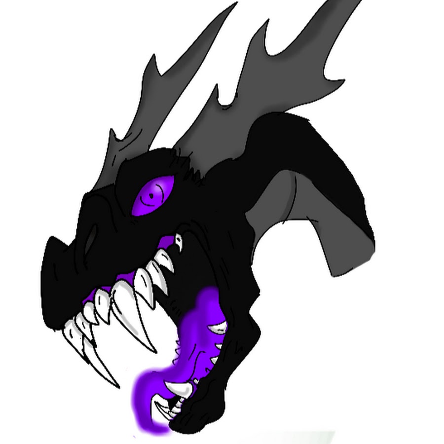 Как нарисовать эндера дракона из майнкрафта