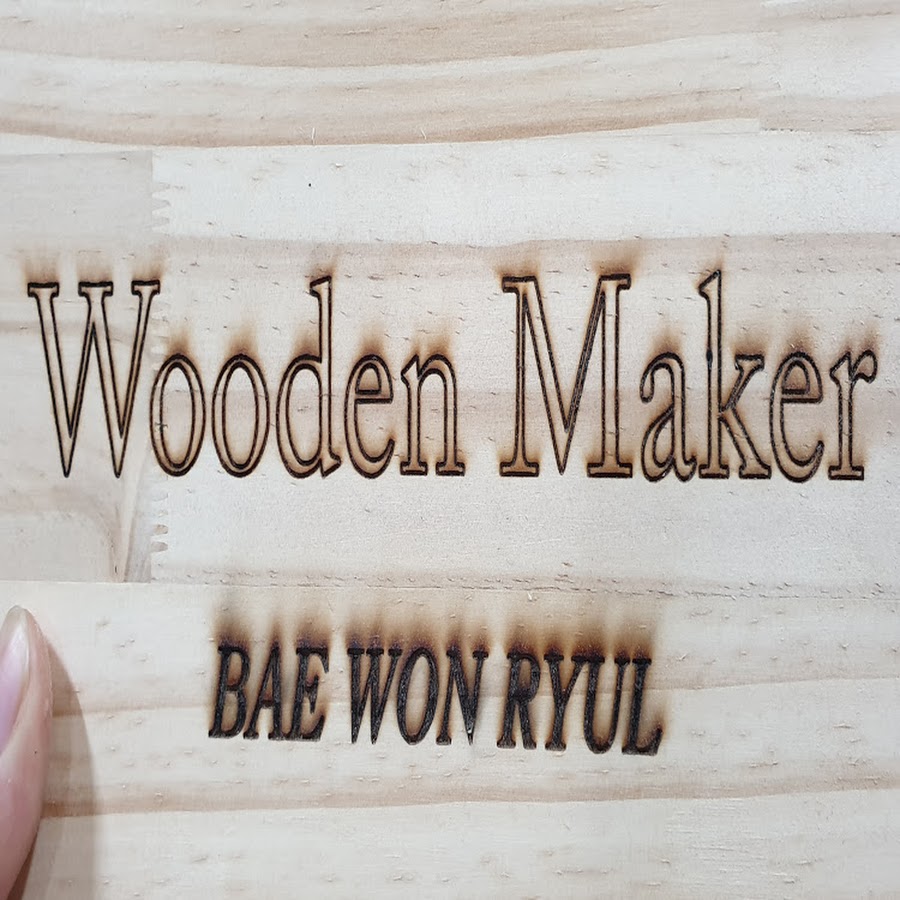 wooden maker YouTube
