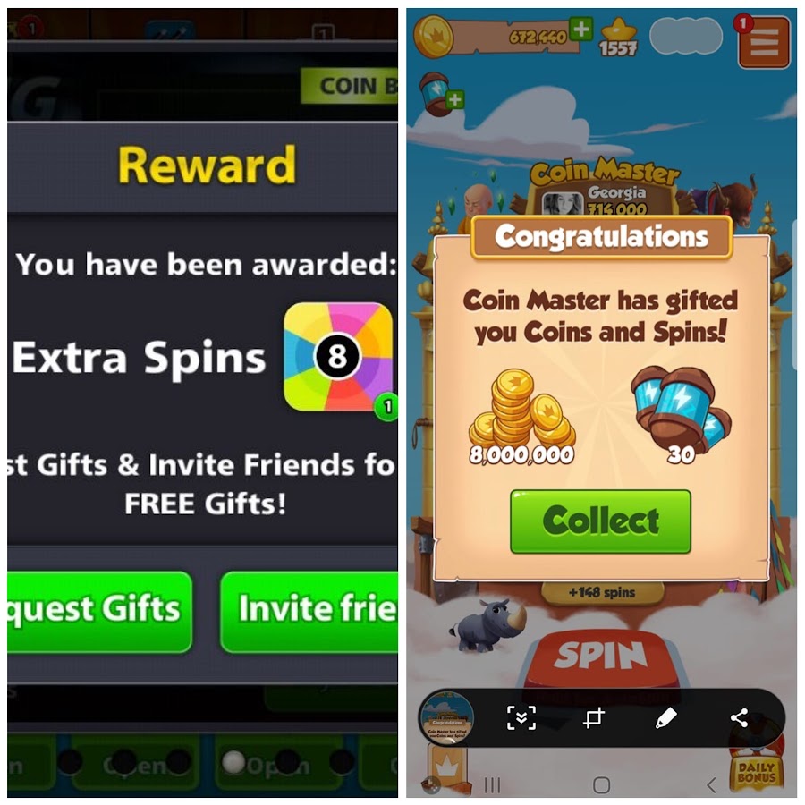 Daily links for free spins and coins 2020