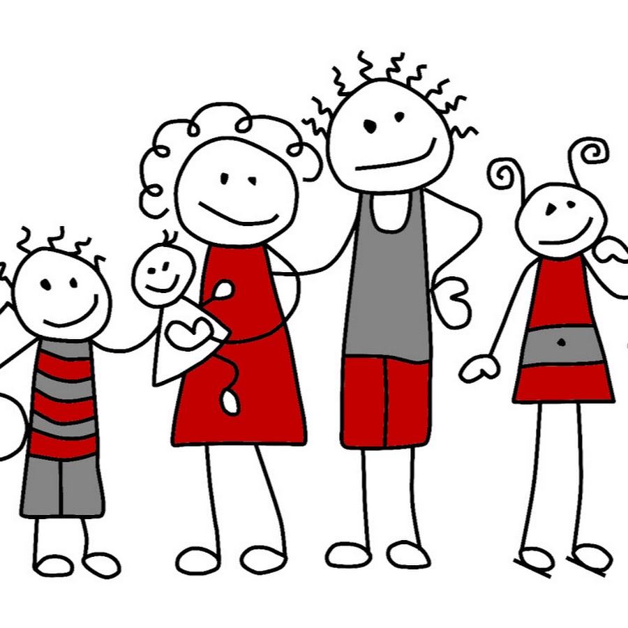 Как нарисовать семью из 7 человек