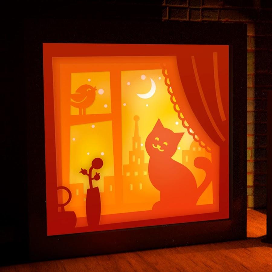 Free Papercut Light Boxes Templates - YouTube