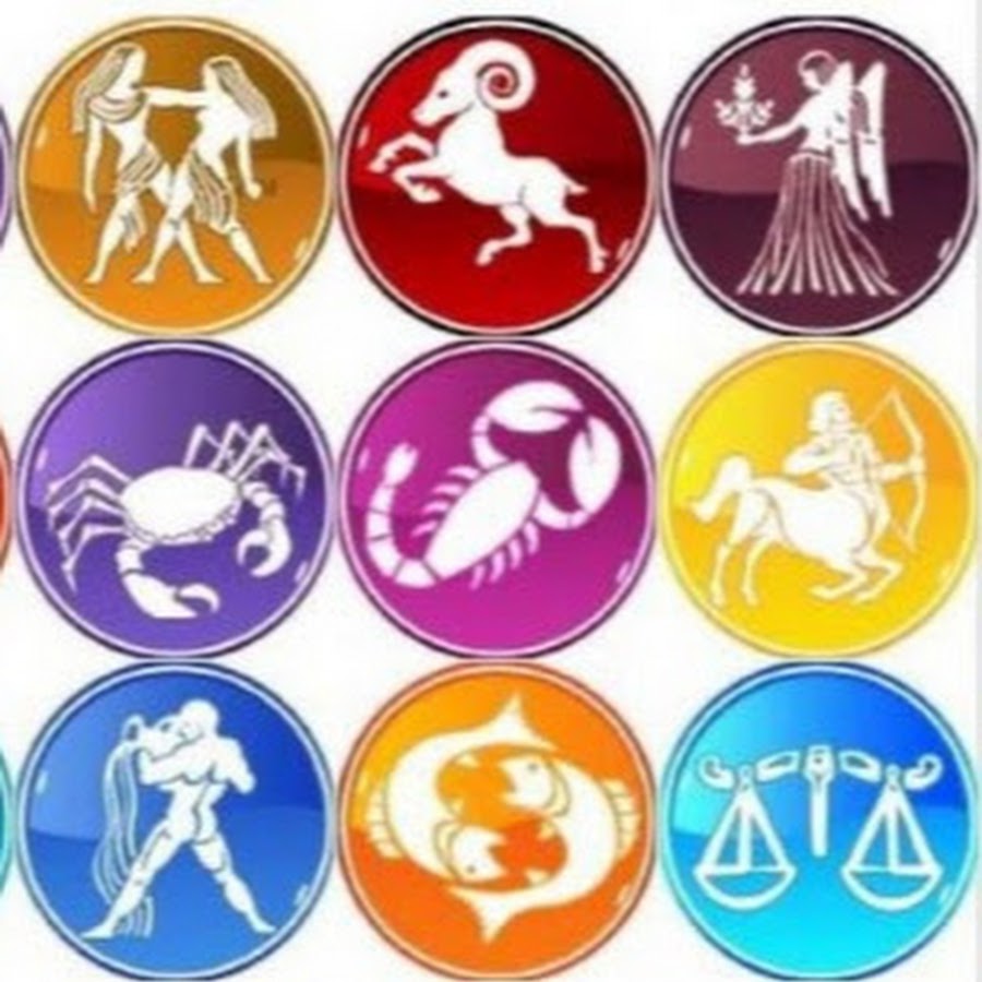 Изображение знаков зодиака в символах по порядку
