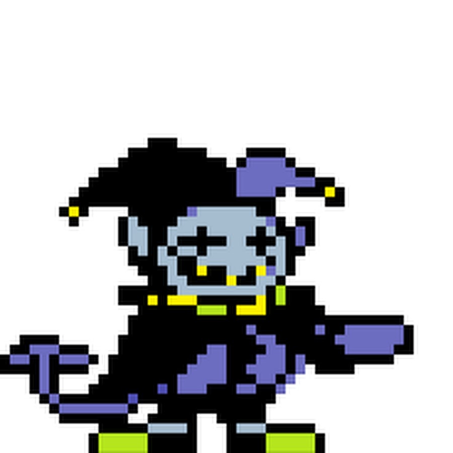Jevil deltarune Sprite