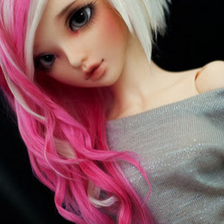Картинки кукол с розовыми волосами