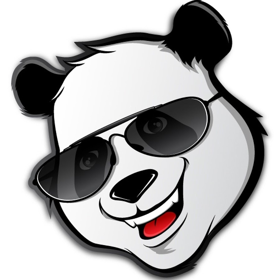 Панда в очках картинка