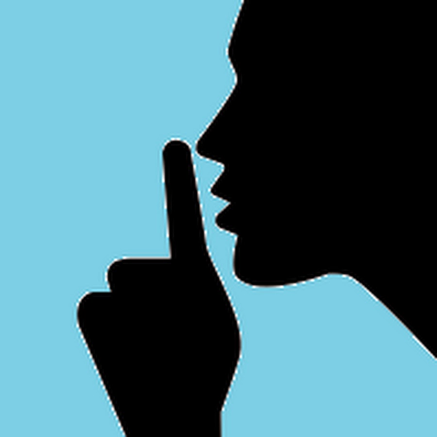 Знак тишины рисунок