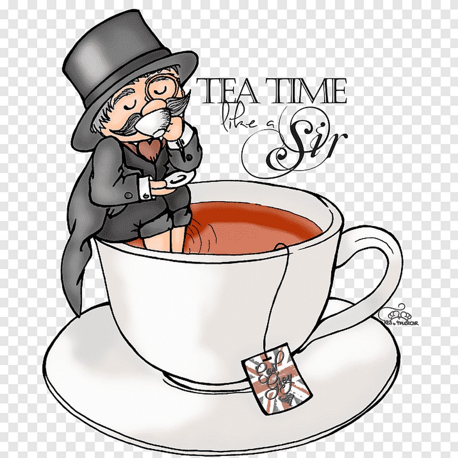 Рисунок пьем чай