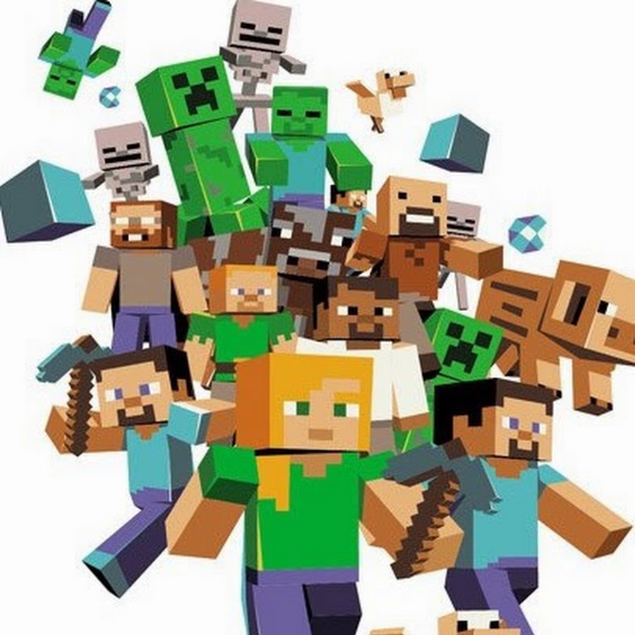 Майнкрафт картинки для печати герои