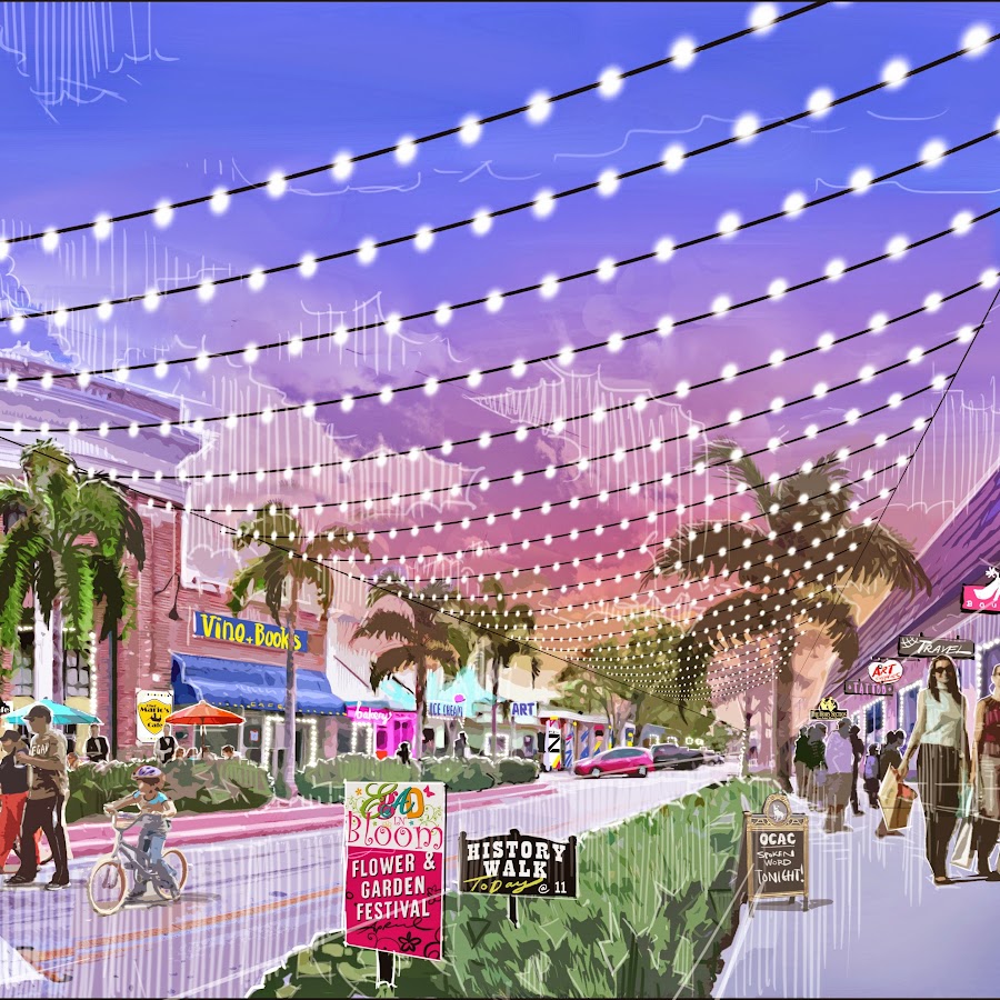 Eau Gallie Arts District Main Street YouTube