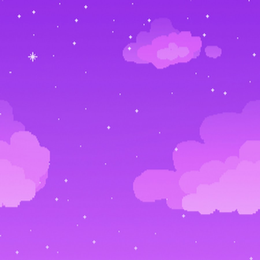 Фиолетовые облака рисунок