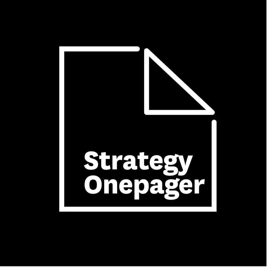 Strategy Onepager - YouTube