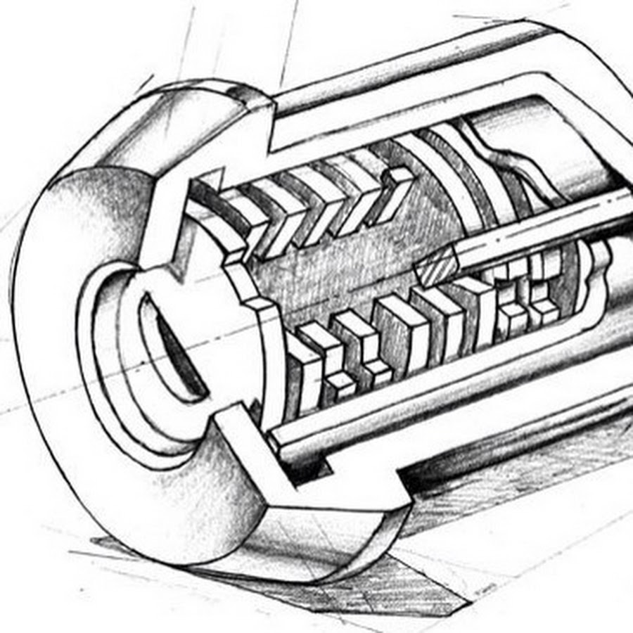 Как разобрать навесной замок с полукруглым ключом схема