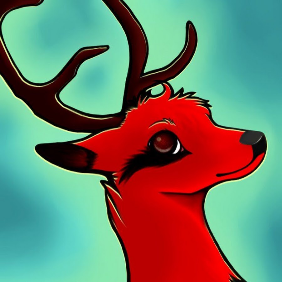 Как нарисовать огненного оленя