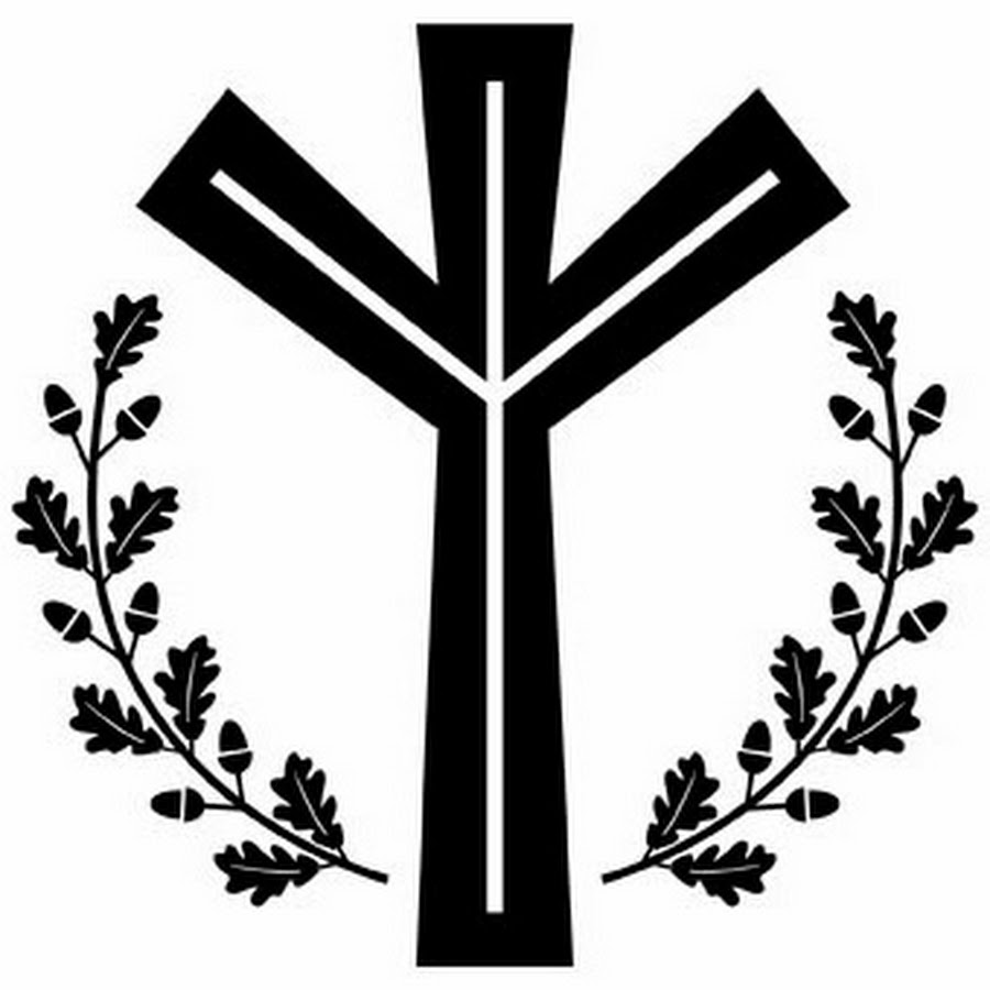 Руна альгиз эскиз тату