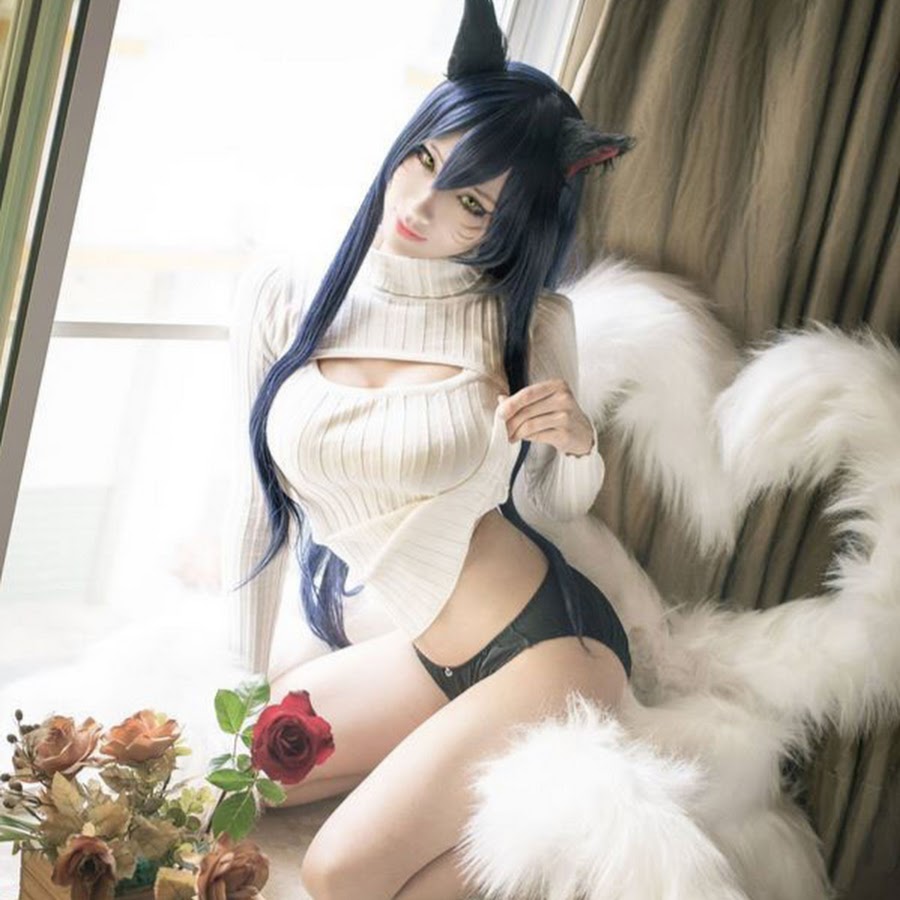 Sexy cat girl cosplay - 🧡 雨 波 HaneAme - 2B Neko Sweater sexy cosplay - ✫ ....