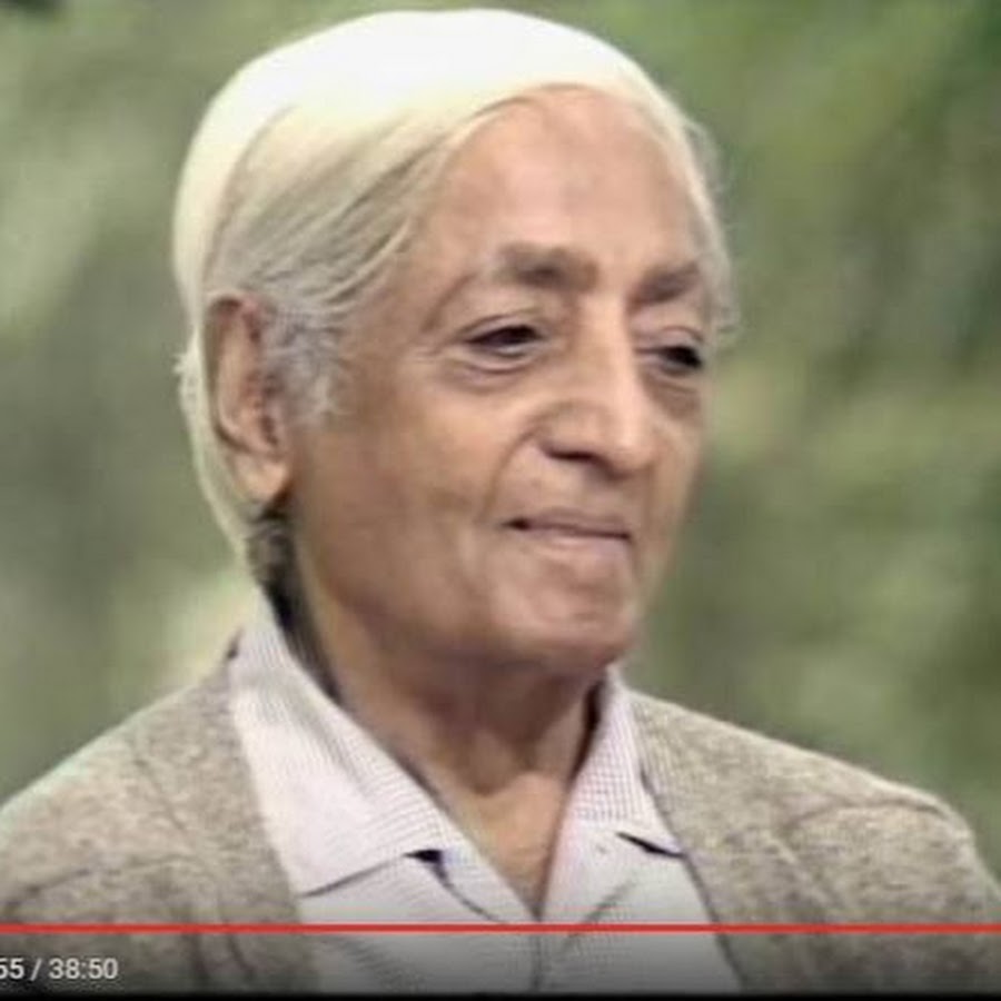 J Krishnamurti - YouTube