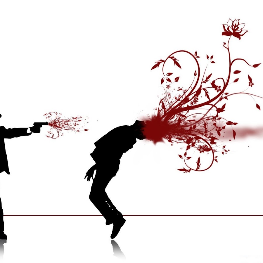 Картинка выстрел в голову прикол