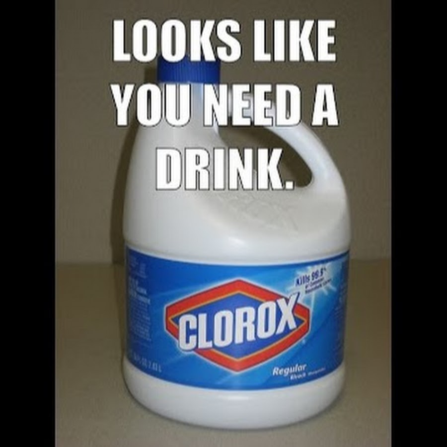 drink bleach YouTube