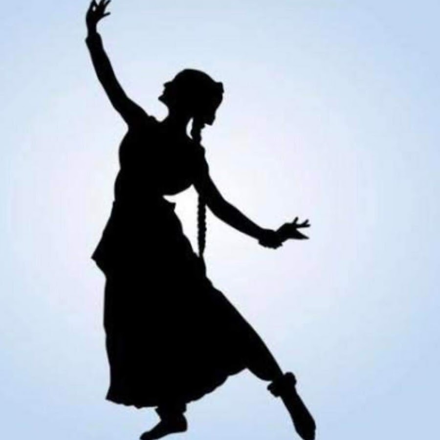 Народный танец силуэт