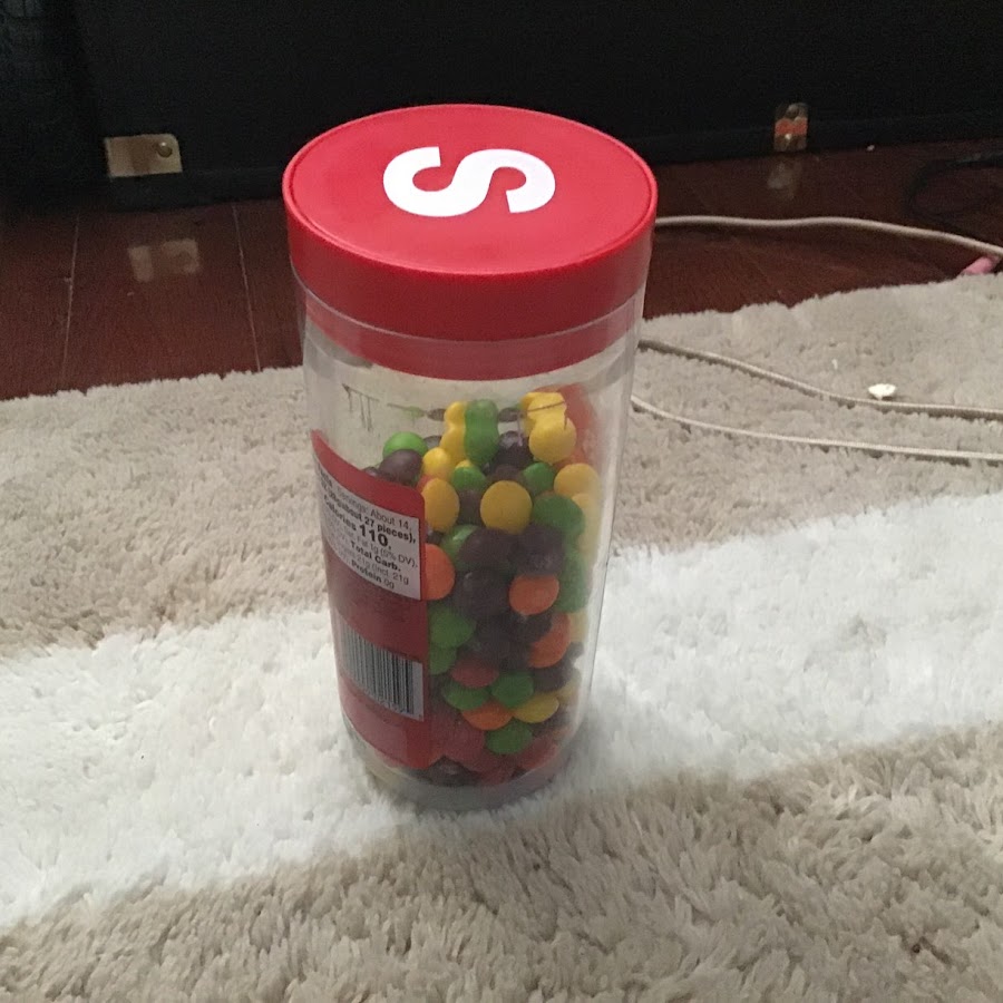 A skittle jar YouTube