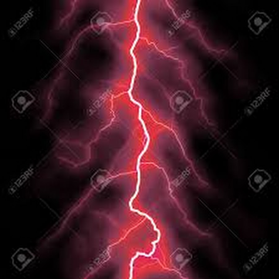 lightning strike #flash #red #energy #current #nature #sky #night #hell #thunder